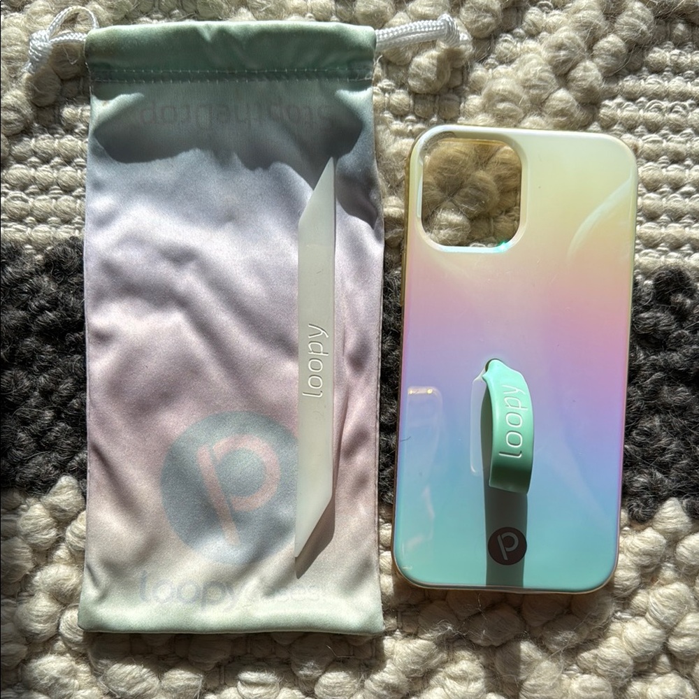 Loopy Case Gradient Phone Case with Strap IPhone 12 Pro